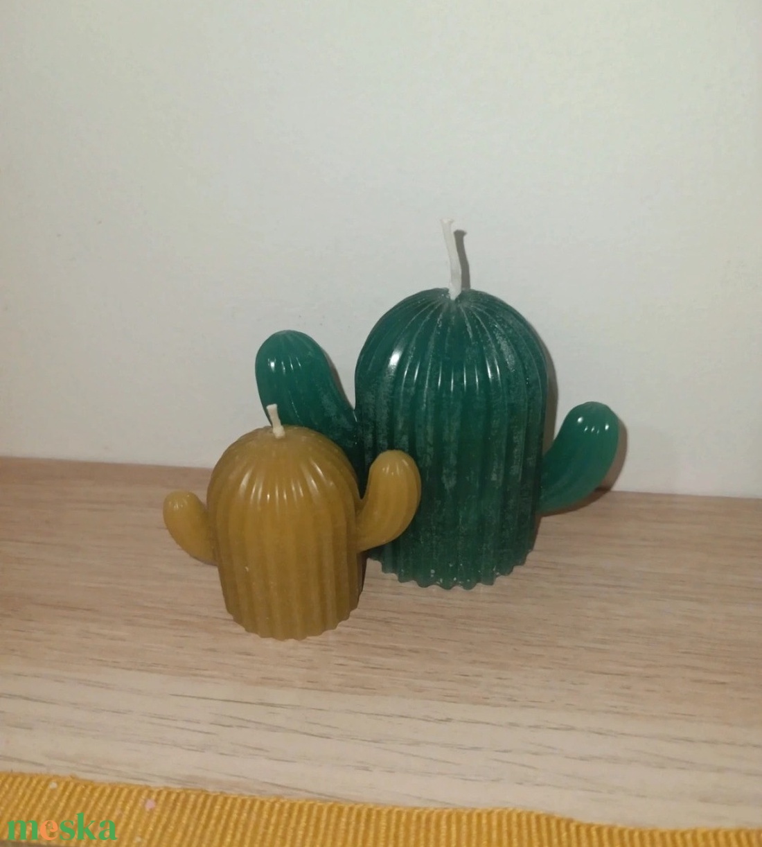 Kaktusz gyertya - otthon & életmód - gyertya, illat, aroma - gyertya - Meska.hu