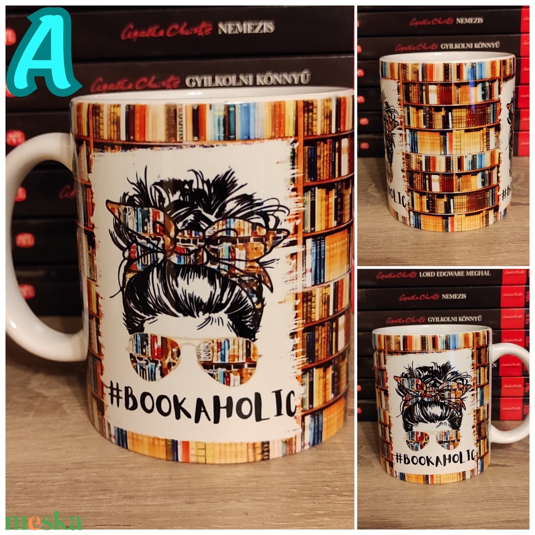 Bookaholic bögre - otthon & életmód - konyhafelszerelés, tálalás - tálalás - bögre & csésze - Meska.hu Bookaholic bögre - otthon & életmód - konyhafelszerelés, tálalás - tálalás - bögre & csésze - Meska.hu
