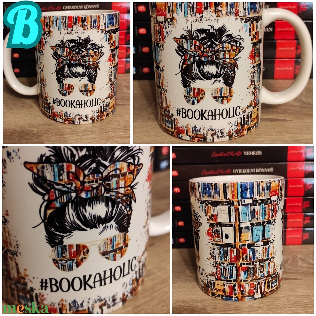 Bookaholic bögre - otthon & életmód - konyhafelszerelés, tálalás - tálalás - bögre & csésze - Meska.hu Bookaholic bögre - otthon & életmód - konyhafelszerelés, tálalás - tálalás - bögre & csésze - Meska.hu