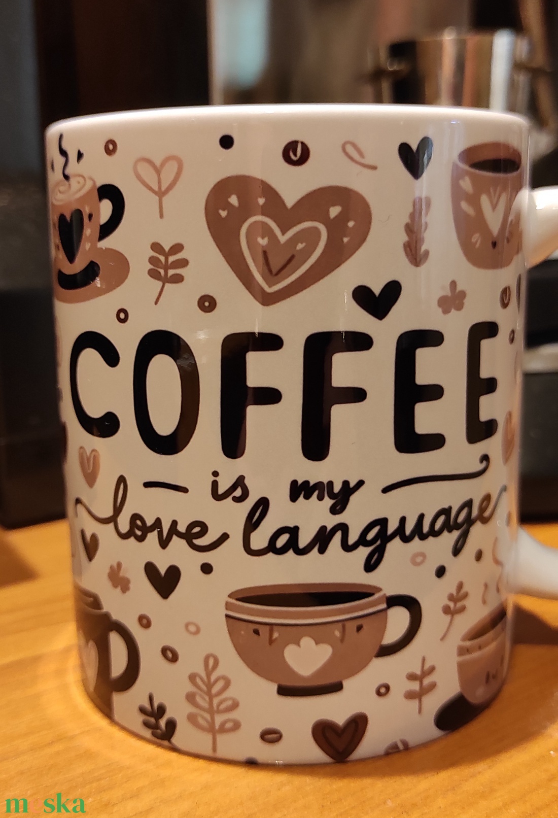 Coffee is my love language bögre - otthon & életmód - konyhafelszerelés, tálalás - tálalás - bögre & csésze - Meska.hu Coffee is my love language bögre - otthon & életmód - konyhafelszerelés, tálalás - tálalás - bögre & csésze - Meska.hu