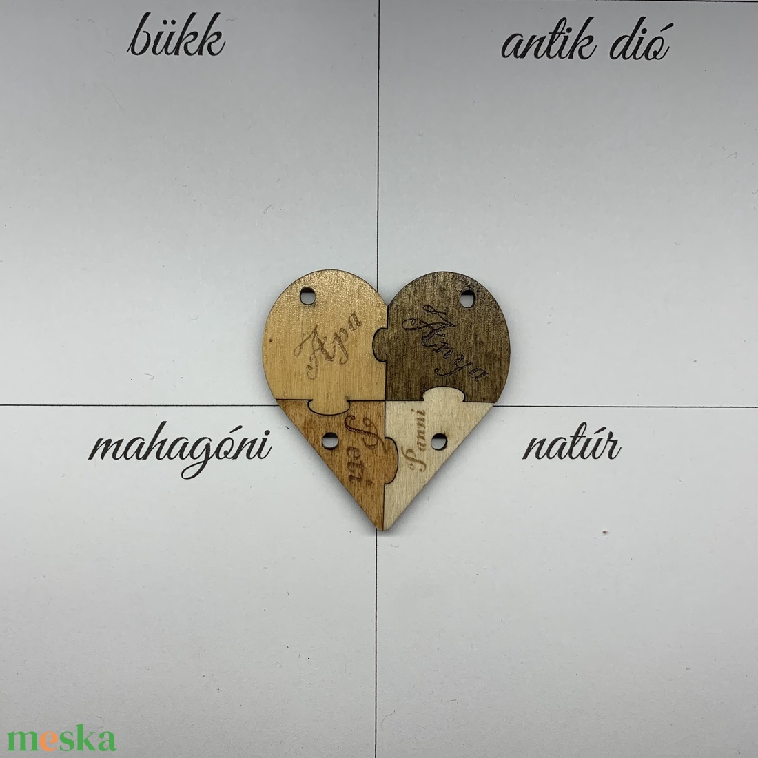 Szív formájú puzzle kulcstartó 5 családtagnak - táska & tok - kulcstartó & táskadísz - kulcstartó - Meska.hu Szív formájú puzzle kulcstartó 5 családtagnak - táska & tok - kulcstartó & táskadísz - kulcstartó - Meska.hu