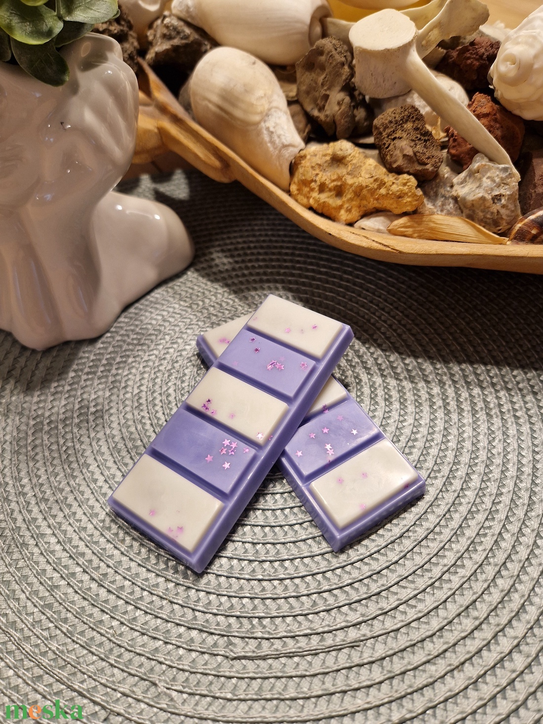 Fehér tea és Füge illatviasz - otthon & életmód - gyertya, illat, aroma - illatviasz - Meska.hu