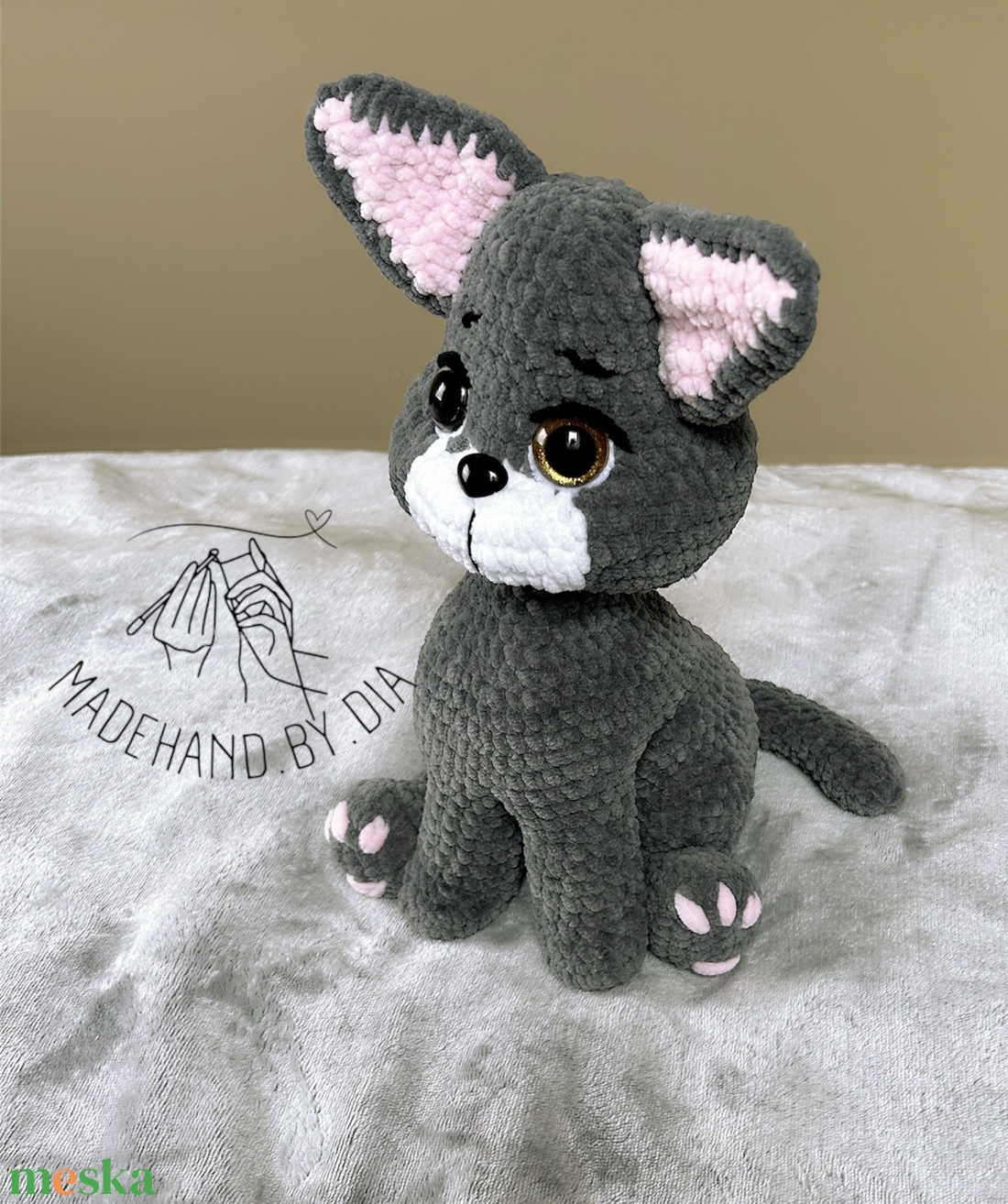 Horgolt cica - játék & sport - plüssállat & játékfigura - cica - Meska.hu Horgolt cica - játék & sport - plüssállat & játékfigura - cica - Meska.hu