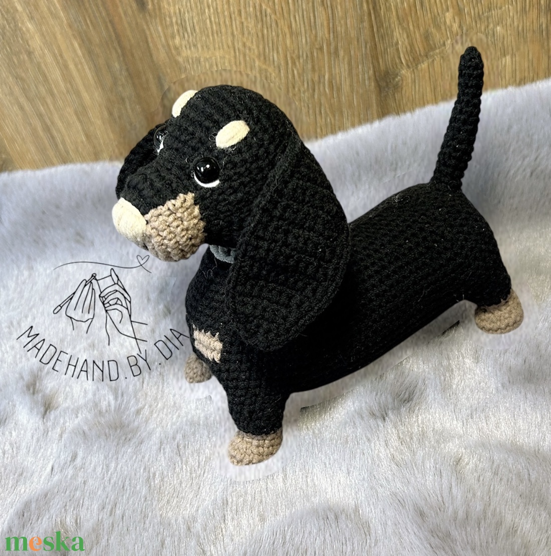 Tacskó  - játék & sport - plüssállat & játékfigura - kutya - Meska.hu