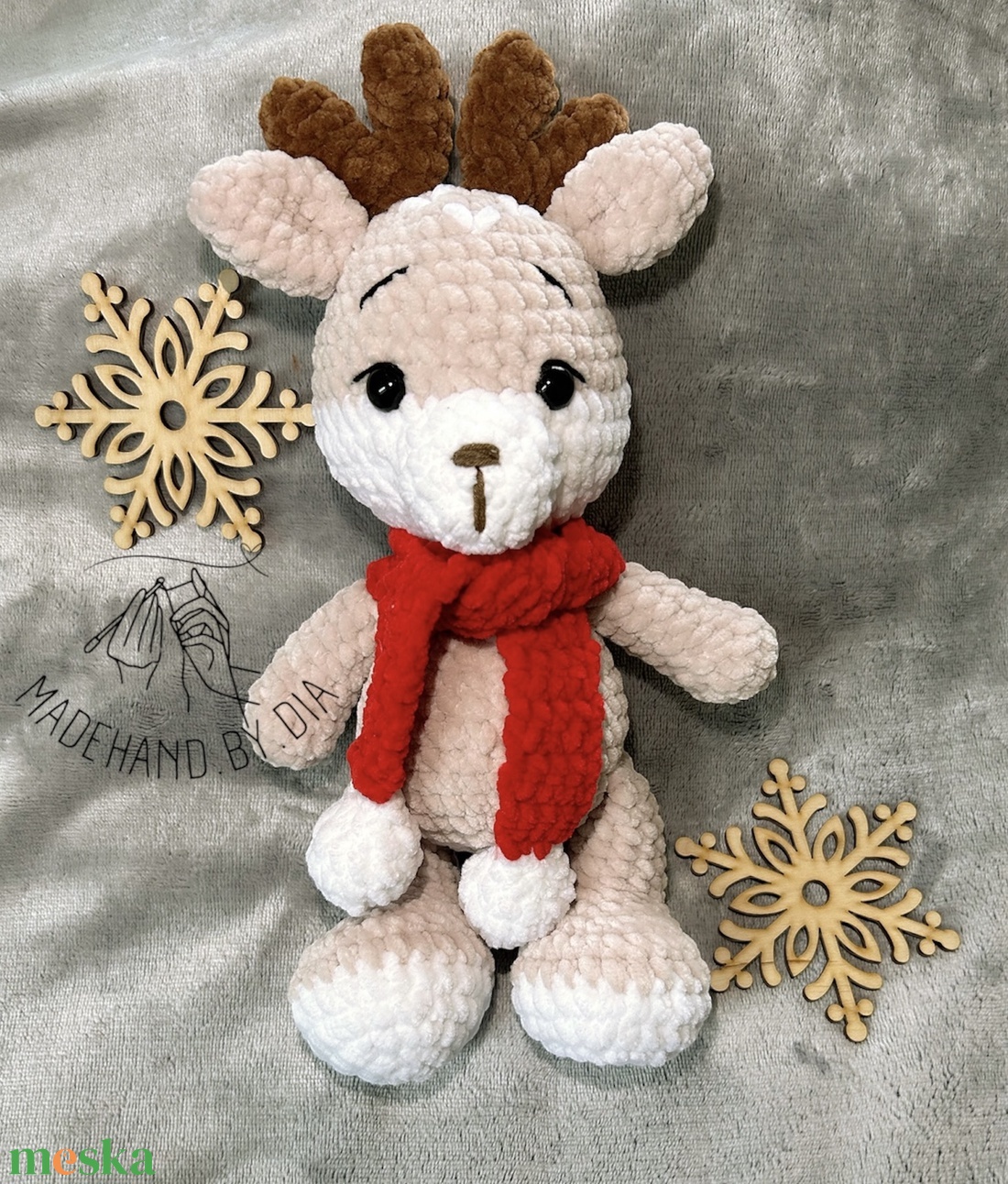 Horgolt Őzike  - játék & sport - plüssállat & játékfigura - más figura - Meska.hu