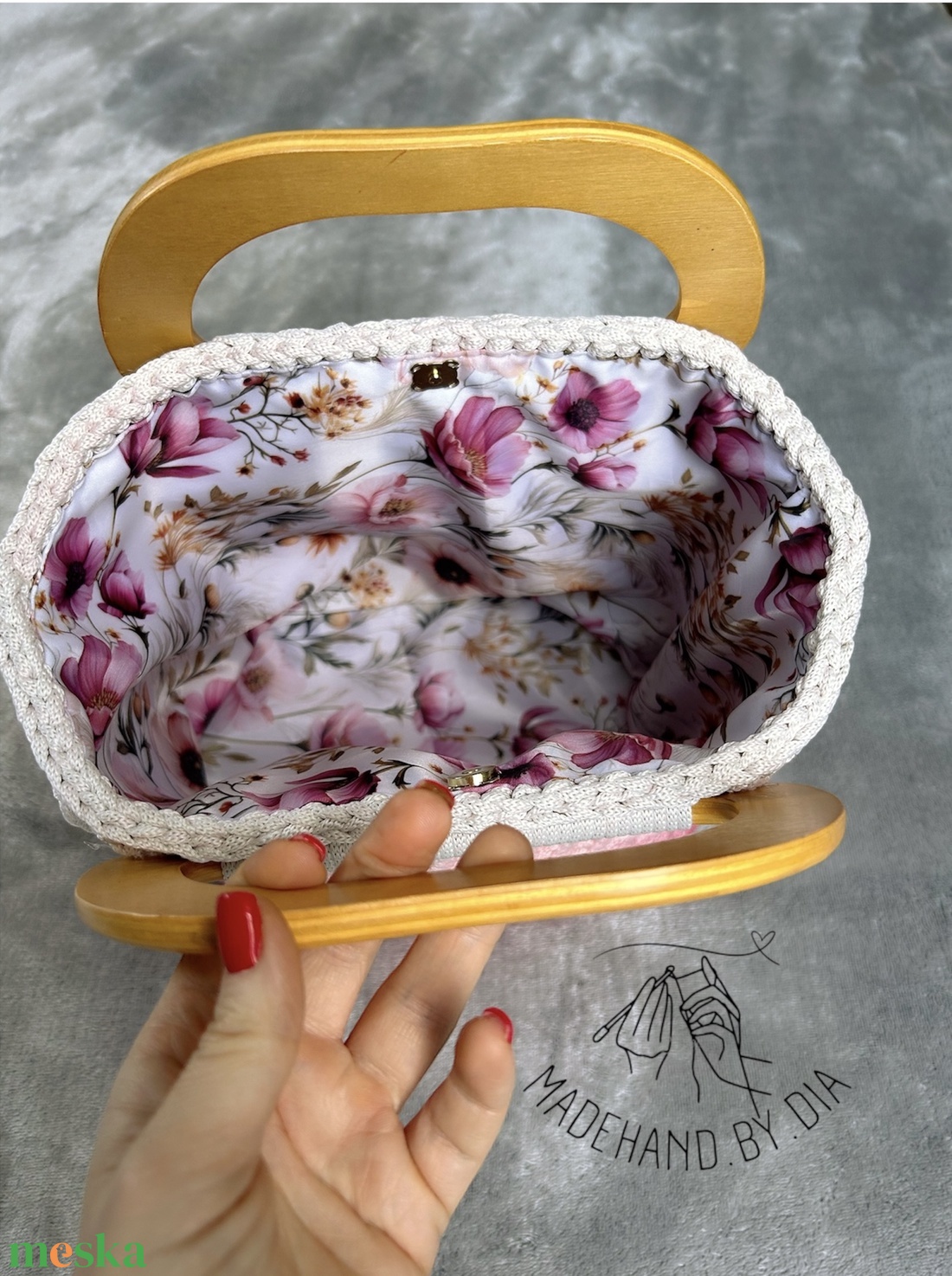 Horgolt táska - táska & tok - kézitáska & válltáska - alkalmi táska - Meska.hu