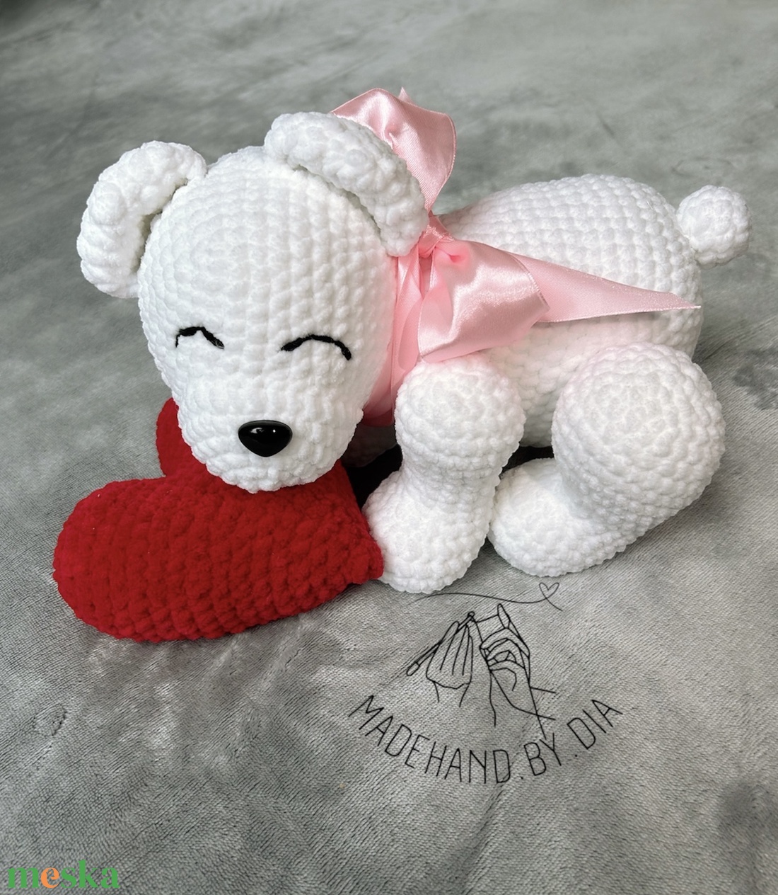 Valentin napi Maci - játék & sport - plüssállat & játékfigura - maci - Meska.hu