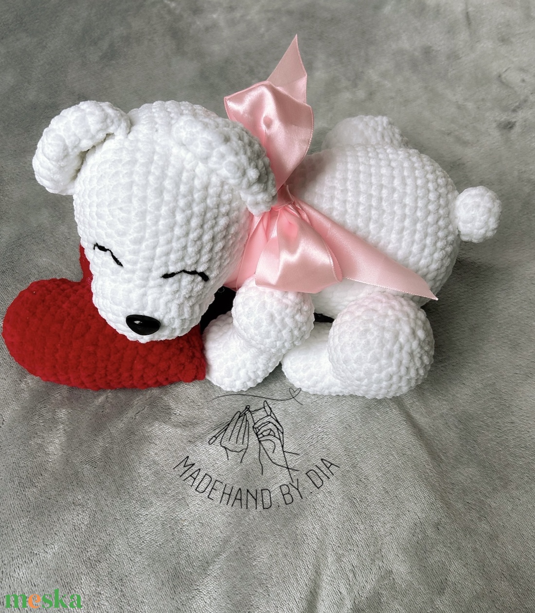 Valentin napi Maci - játék & sport - plüssállat & játékfigura - maci - Meska.hu