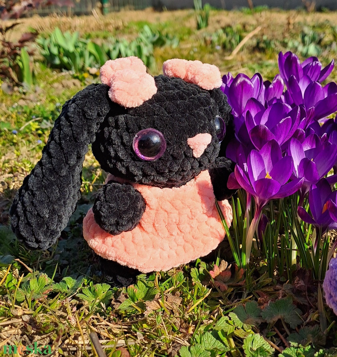 Plüss nyuszi  - játék & sport - plüssállat & játékfigura - nyuszi - Meska.hu