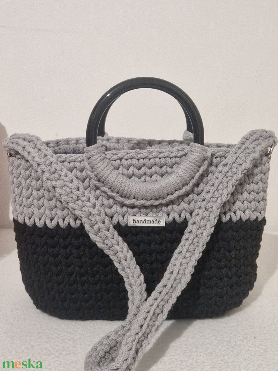 Horgolt táska - táska & tok - variálható táska - Meska.hu