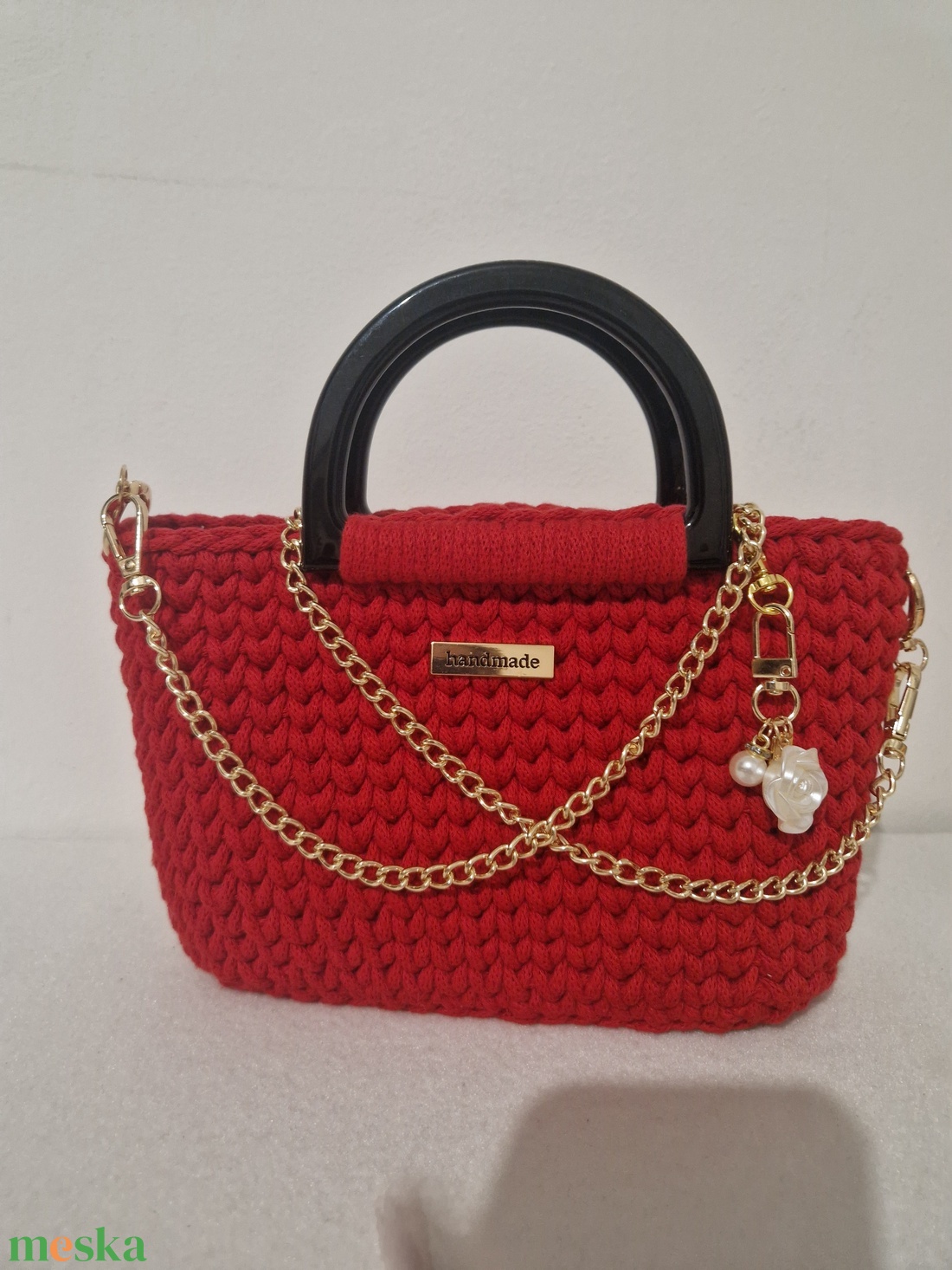 Alkalmi piros táska - táska & tok - kézitáska & válltáska - alkalmi táska - Meska.hu