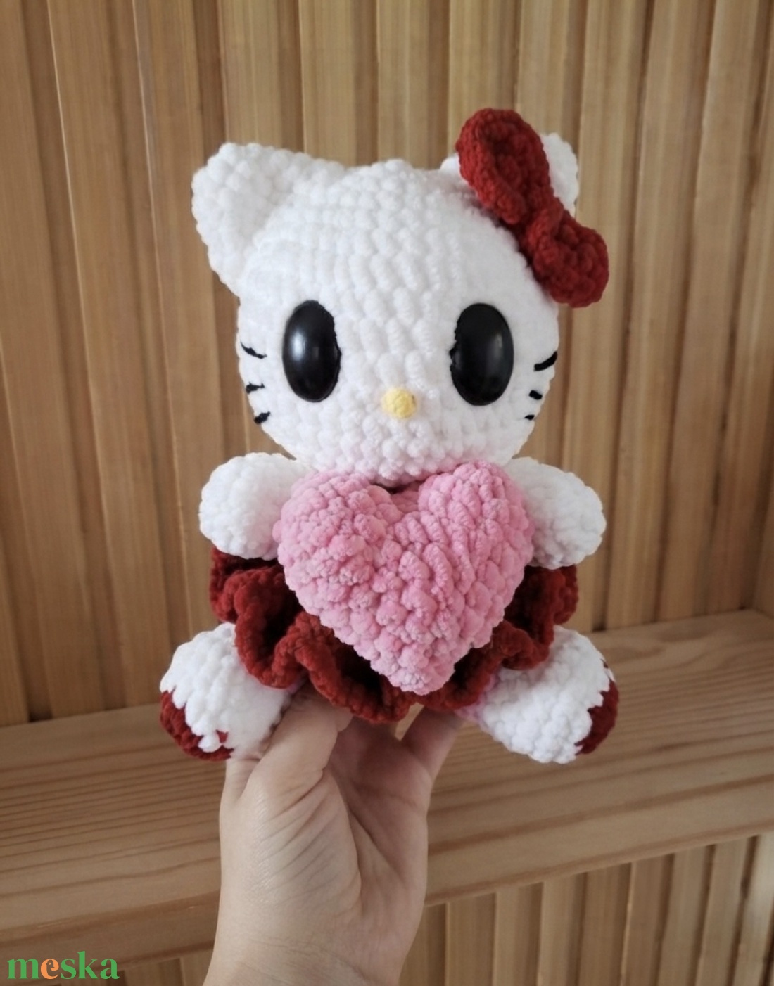 HelloKitty horgolt plüss - játék & sport - plüssállat & játékfigura - más figura - Meska.hu