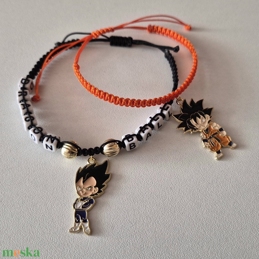 Dragon Ball - Karkötő szett - microcord - ékszer - karkötő - karkötő medállal - Meska.hu