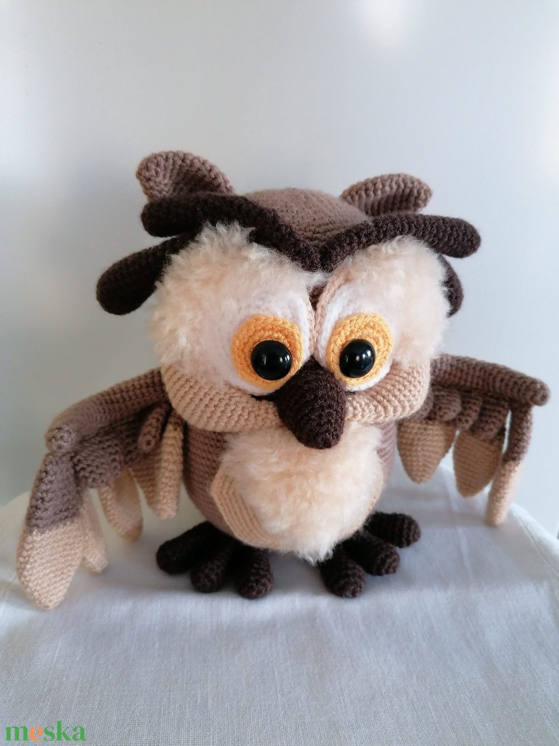 Amigurumi bagoly - otthon & életmód - dekoráció - dísztárgy - Meska.hu Amigurumi bagoly - otthon & életmód - dekoráció - dísztárgy - Meska.hu