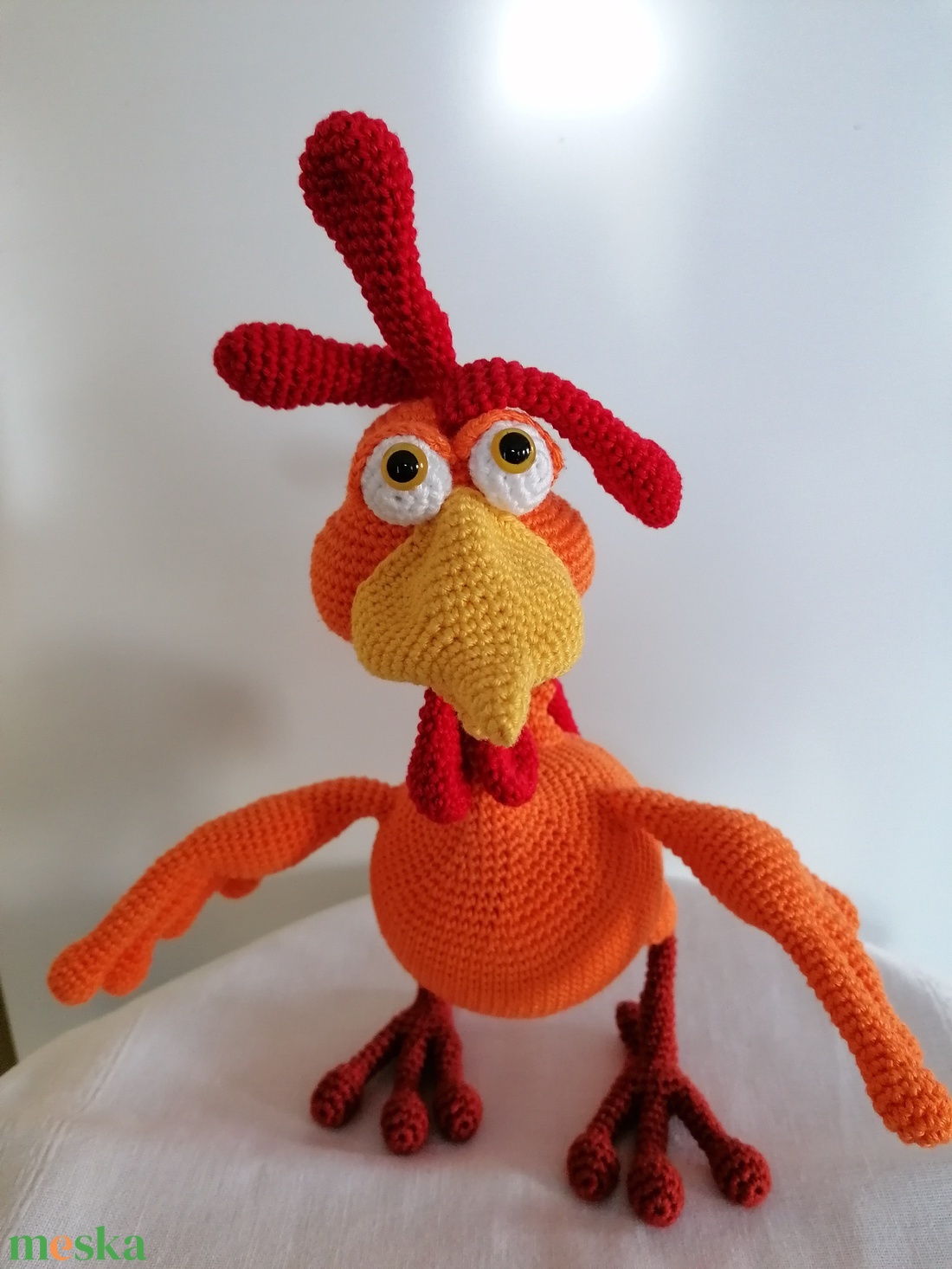 Amigurumi kakas - otthon & életmód - dekoráció - asztal és polc dekoráció - asztaldísz - Meska.hu Amigurumi kakas - otthon & életmód - dekoráció - asztal és polc dekoráció - asztaldísz - Meska.hu