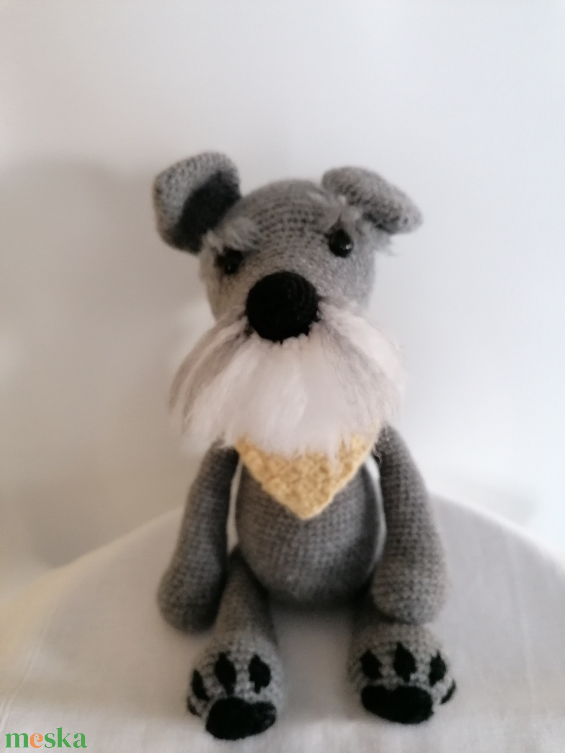 Amigurumi kutya /schnauzer - játék & sport - plüssállat & játékfigura - kutya - Meska.hu Amigurumi kutya /schnauzer - játék & sport - plüssállat & játékfigura - kutya - Meska.hu