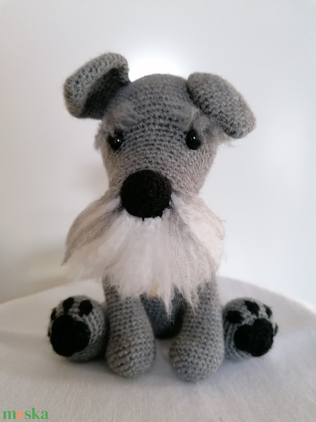 Amigurumi kutya /schnauzer - játék & sport - plüssállat & játékfigura - kutya - Meska.hu Amigurumi kutya /schnauzer - játék & sport - plüssállat & játékfigura - kutya - Meska.hu