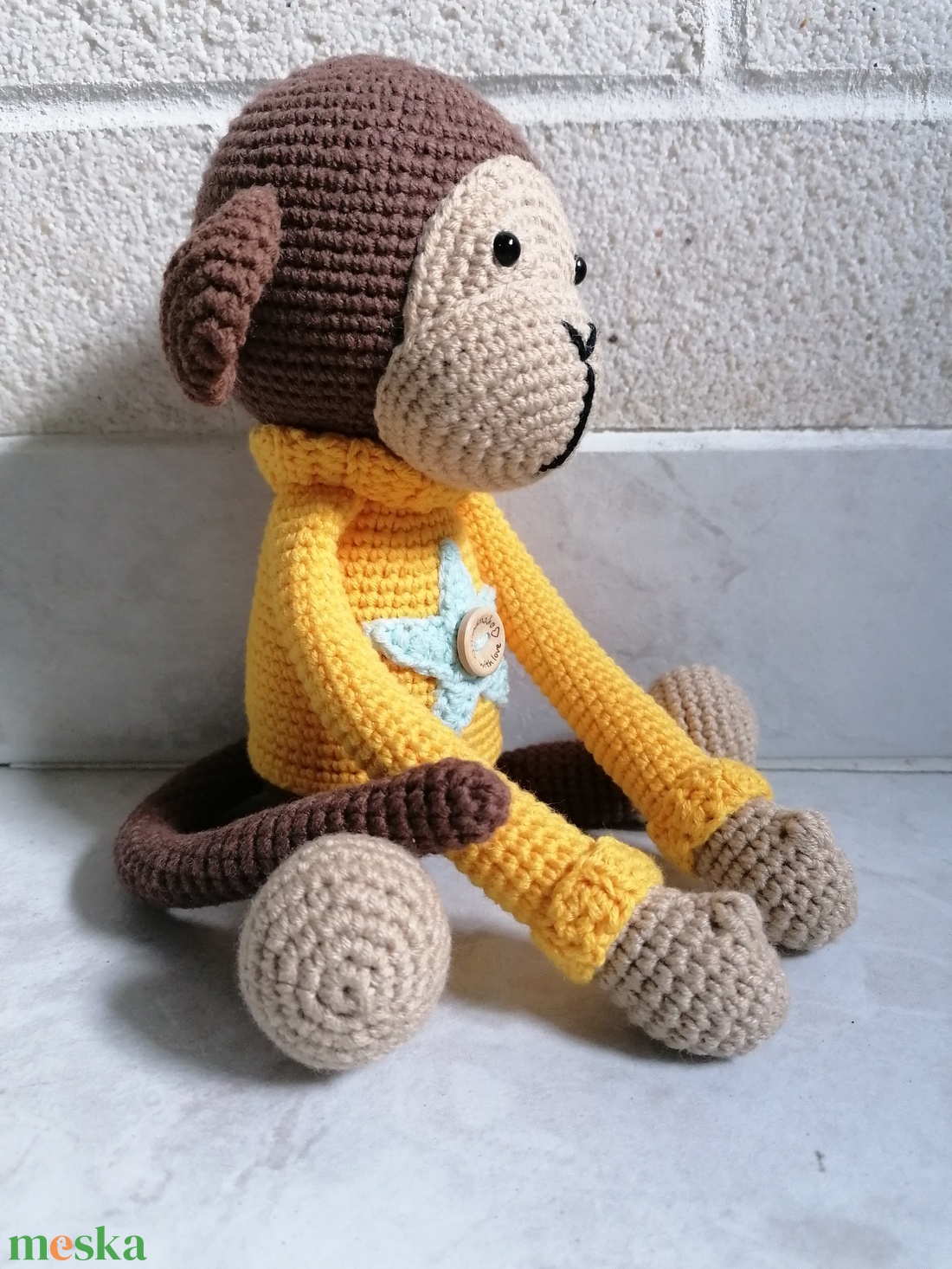 Amigurumi majom - játék & sport - plüssállat & játékfigura - majom - Meska.hu Amigurumi majom - játék & sport - plüssállat & játékfigura - majom - Meska.hu
