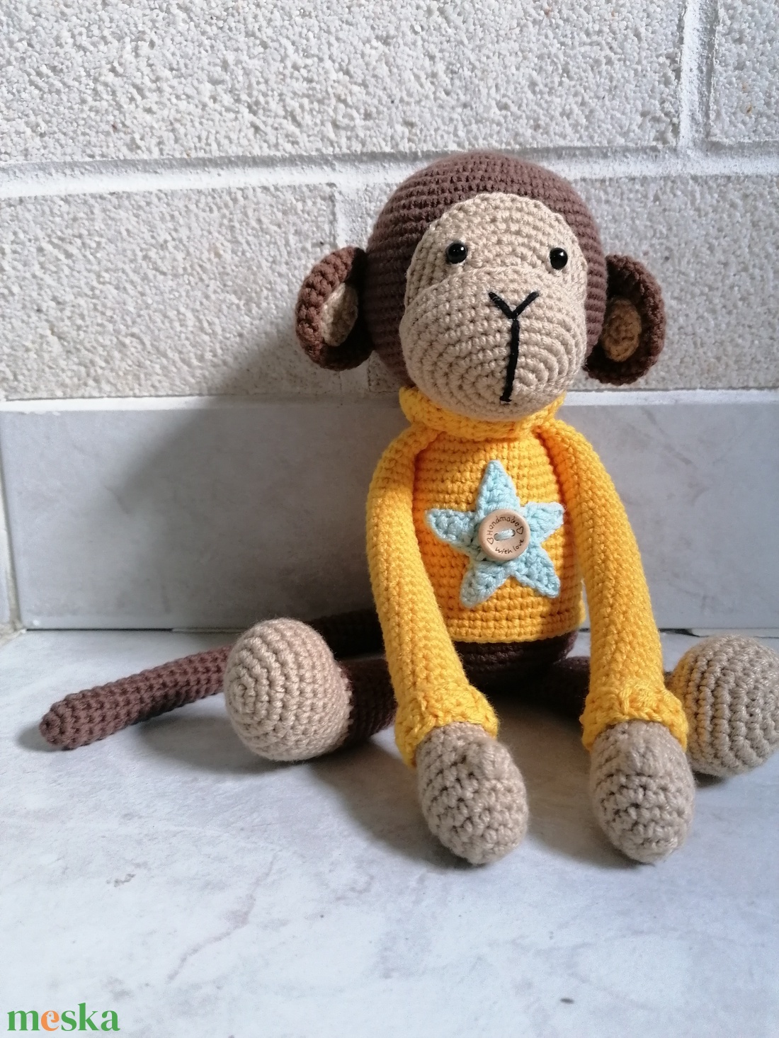 Amigurumi majom - játék & sport - plüssállat & játékfigura - majom - Meska.hu Amigurumi majom - játék & sport - plüssállat & játékfigura - majom - Meska.hu