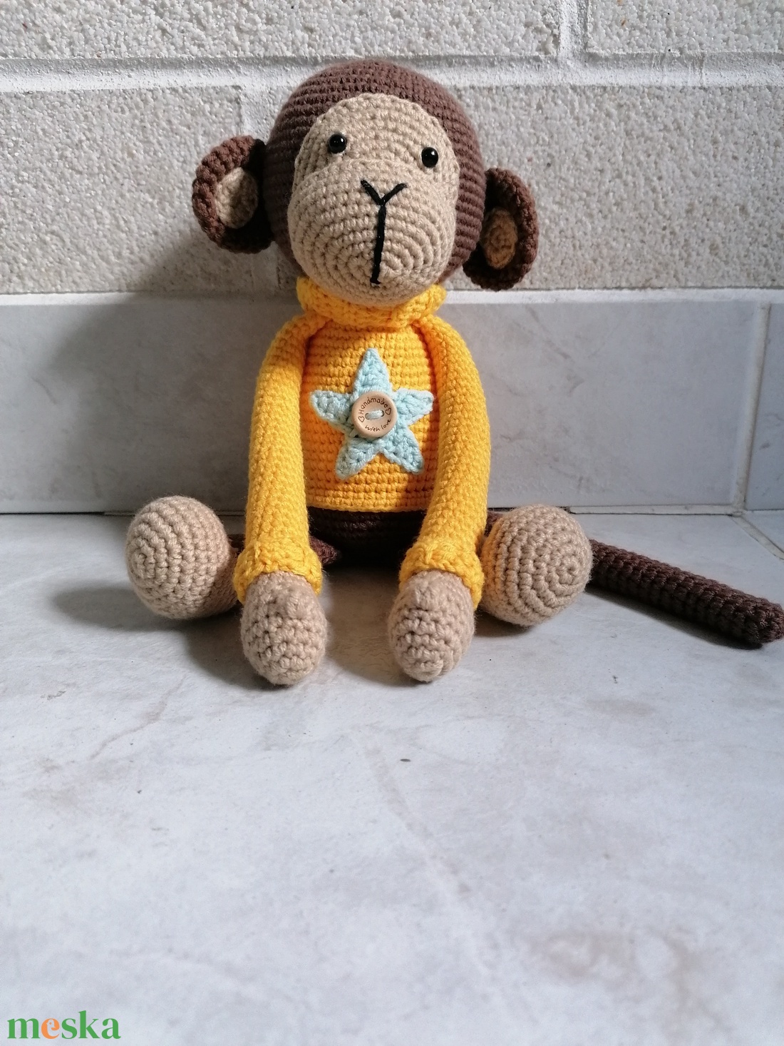 Amigurumi majom - játék & sport - plüssállat & játékfigura - majom - Meska.hu Amigurumi majom - játék & sport - plüssállat & játékfigura - majom - Meska.hu
