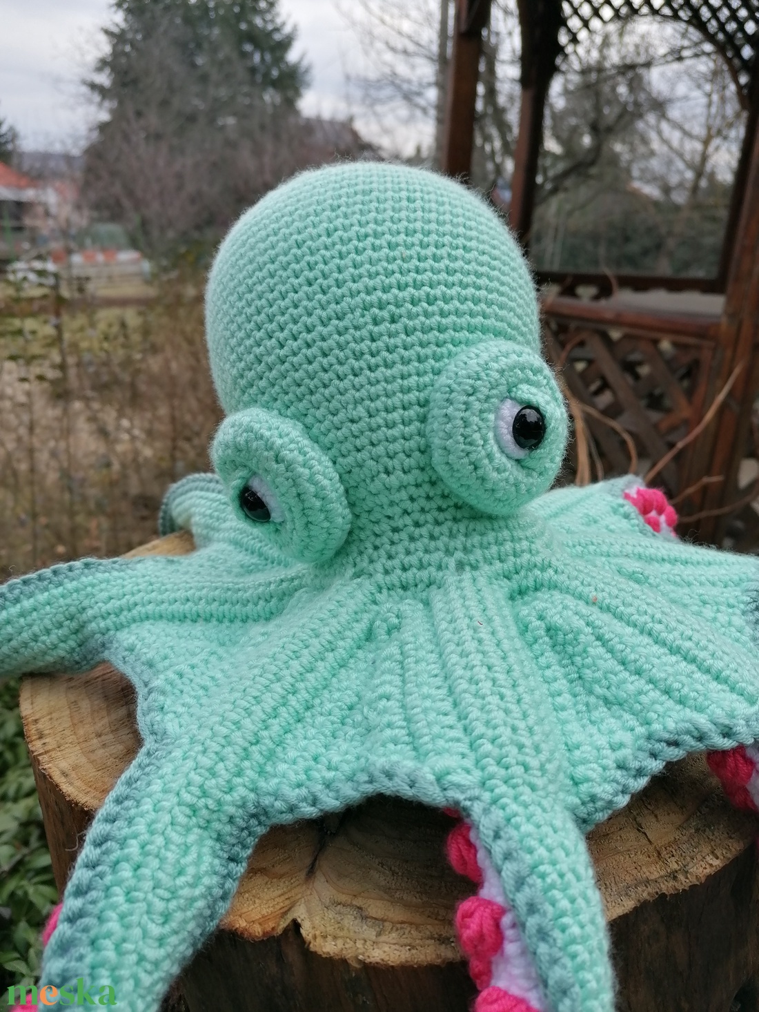 Amigurumi polip - játék & sport - plüssállat & játékfigura - más figura - Meska.hu Amigurumi polip - játék & sport - plüssállat & játékfigura - más figura - Meska.hu