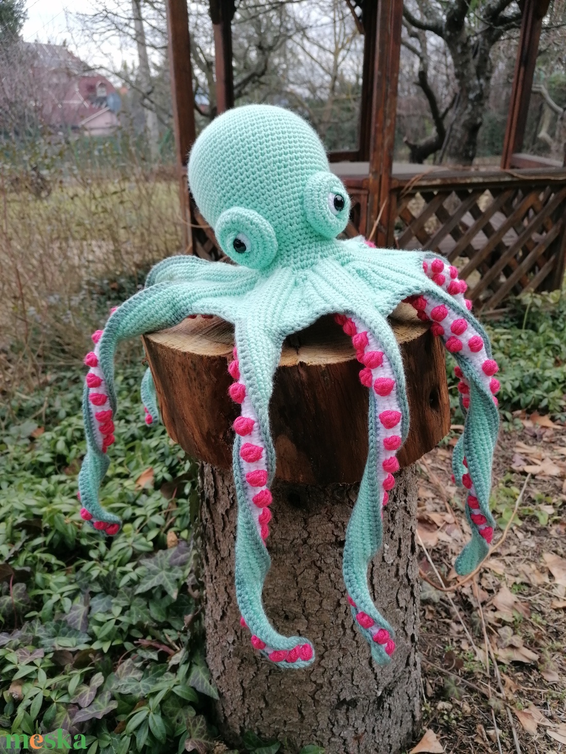 Amigurumi polip - játék & sport - plüssállat & játékfigura - más figura - Meska.hu Amigurumi polip - játék & sport - plüssállat & játékfigura - más figura - Meska.hu
