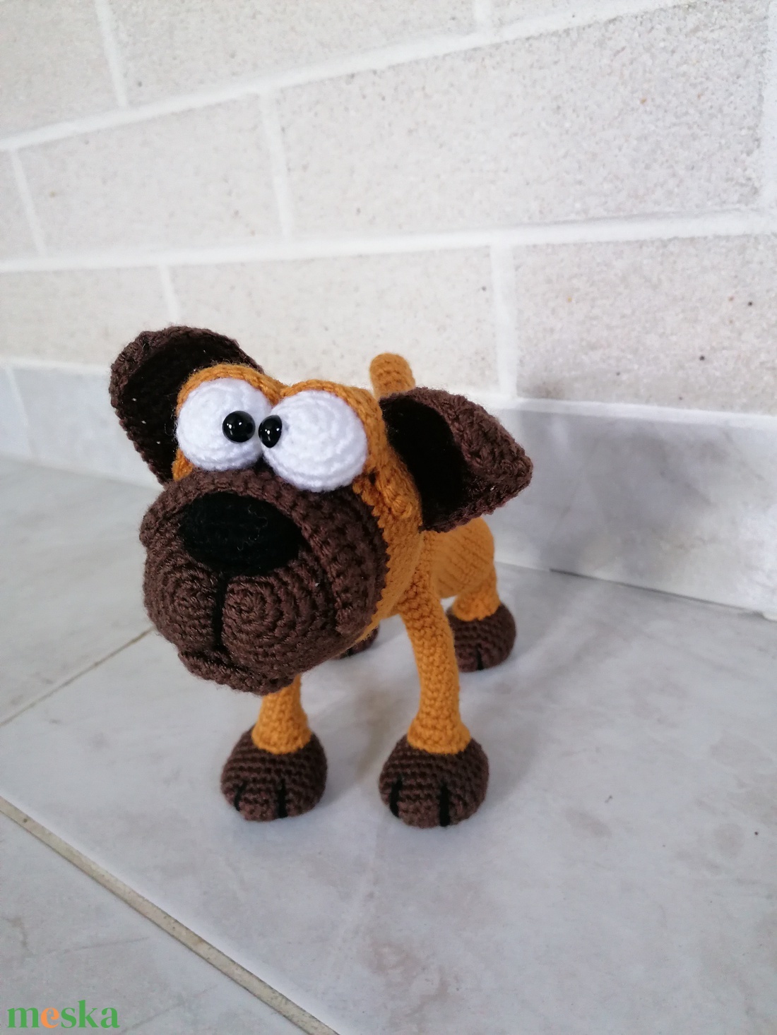 Amigurumi kutya /mopsz - játék & sport - plüssállat & játékfigura - kutya - Meska.hu Amigurumi kutya /mopsz - játék & sport - plüssállat & játékfigura - kutya - Meska.hu