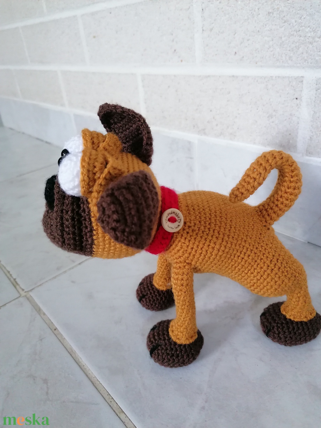 Amigurumi kutya /mopsz - játék & sport - plüssállat & játékfigura - kutya - Meska.hu Amigurumi kutya /mopsz - játék & sport - plüssállat & játékfigura - kutya - Meska.hu