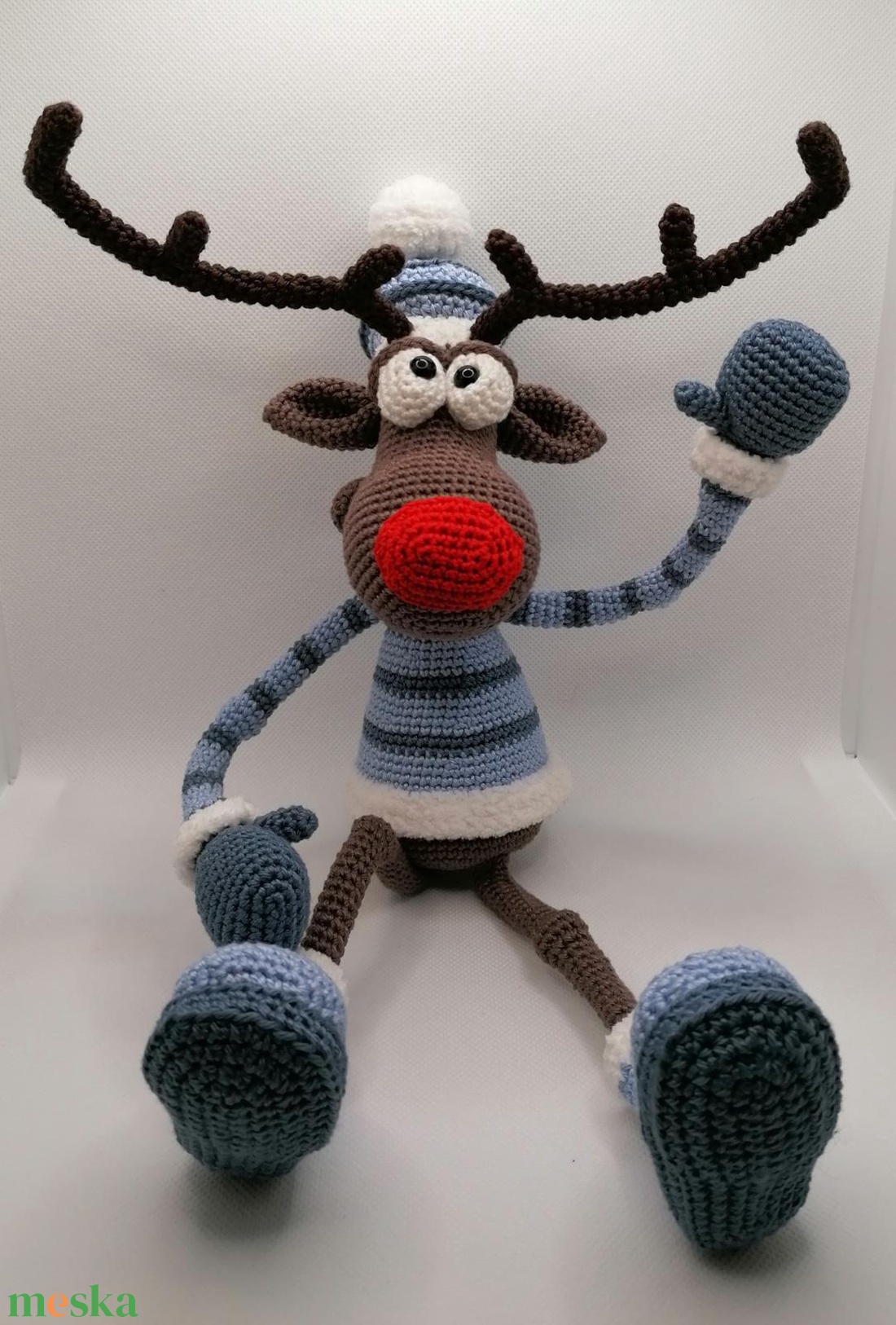 Amigurumi rénszarvas - karácsony - karácsonyi lakásdekoráció - karácsonyi manók, figurák - Meska.hu Amigurumi rénszarvas - karácsony - karácsonyi lakásdekoráció - karácsonyi manók, figurák - Meska.hu