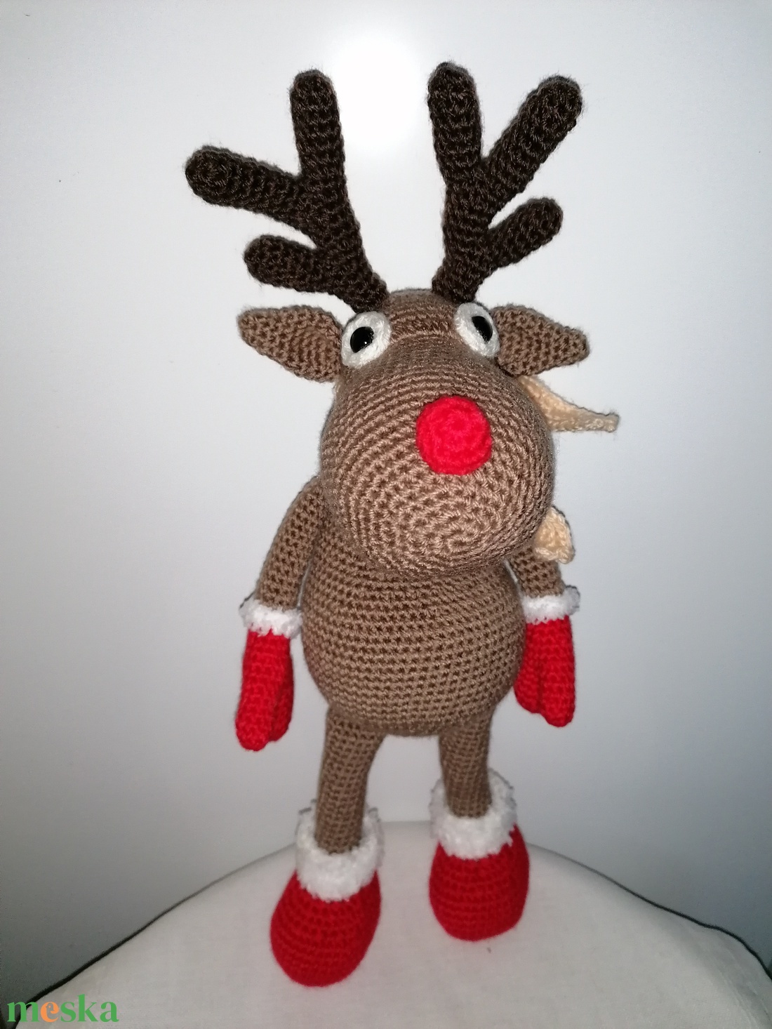 Amigurumi rénszarvas - karácsony - karácsonyi lakásdekoráció - karácsonyi manók, figurák - Meska.hu Amigurumi rénszarvas - karácsony - karácsonyi lakásdekoráció - karácsonyi manók, figurák - Meska.hu
