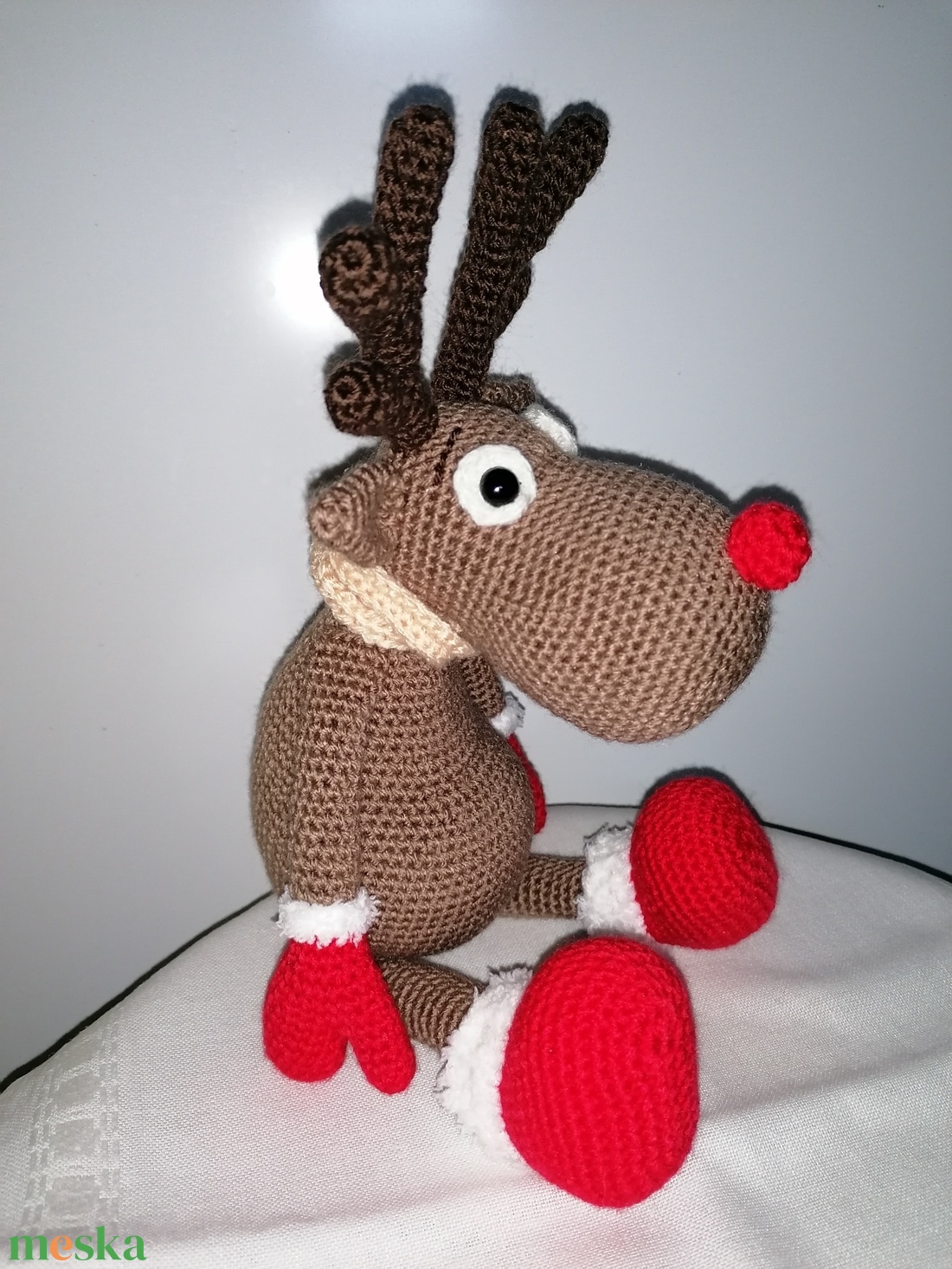 Amigurumi rénszarvas - karácsony - karácsonyi lakásdekoráció - karácsonyi manók, figurák - Meska.hu Amigurumi rénszarvas - karácsony - karácsonyi lakásdekoráció - karácsonyi manók, figurák - Meska.hu