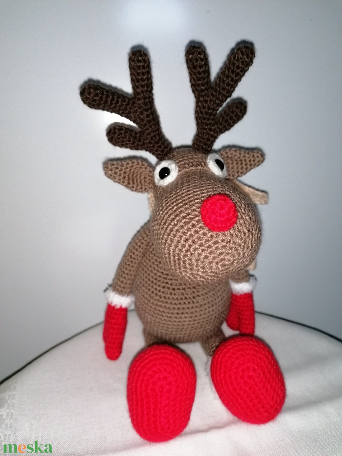 Amigurumi rénszarvas - karácsony - karácsonyi lakásdekoráció - karácsonyi manók, figurák - Meska.hu Amigurumi rénszarvas - karácsony - karácsonyi lakásdekoráció - karácsonyi manók, figurák - Meska.hu