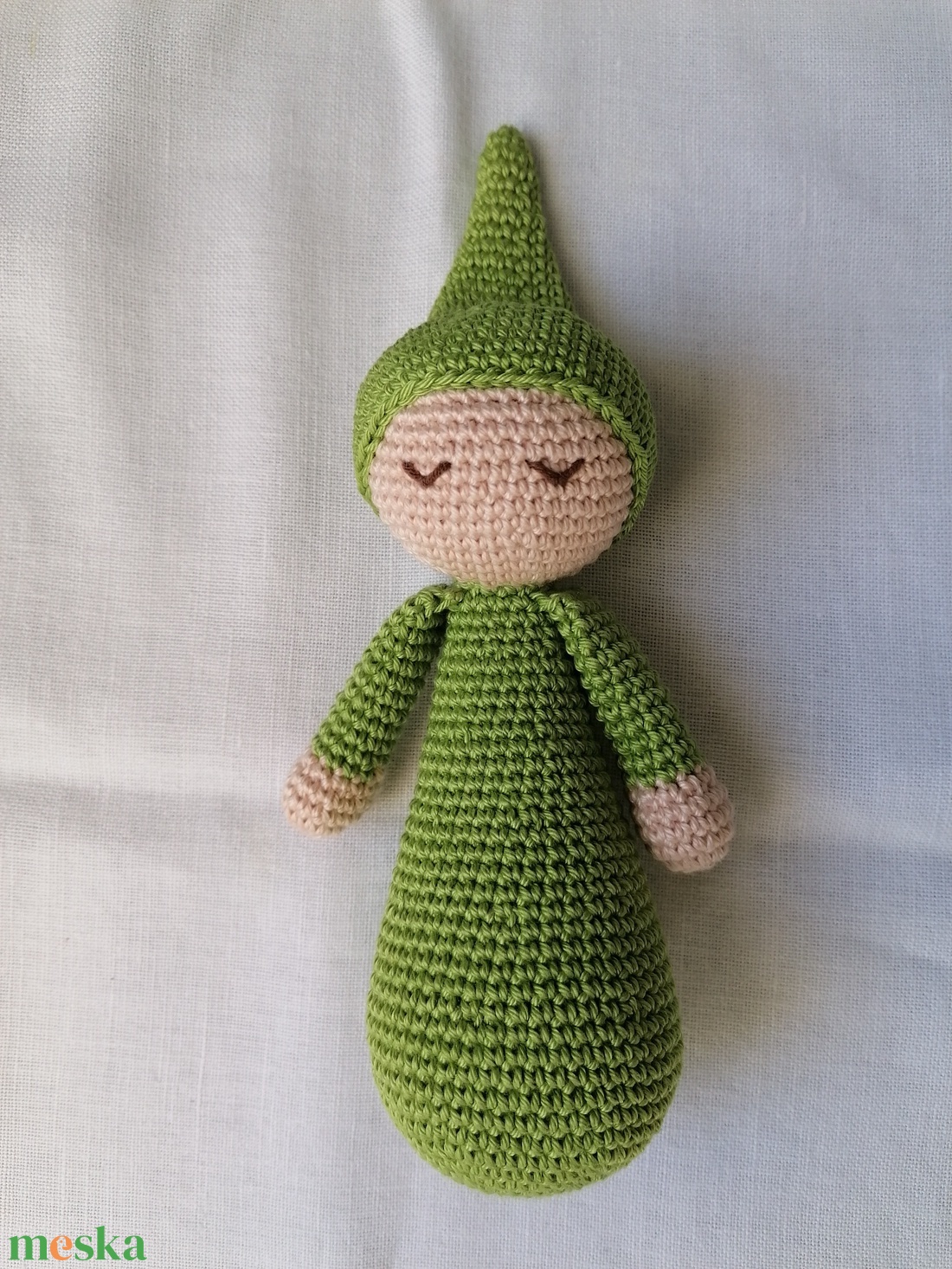 Amigurumi alvó manó - játék & sport - plüssállat & játékfigura - manó - Meska.hu Amigurumi alvó manó - játék & sport - plüssállat & játékfigura - manó - Meska.hu