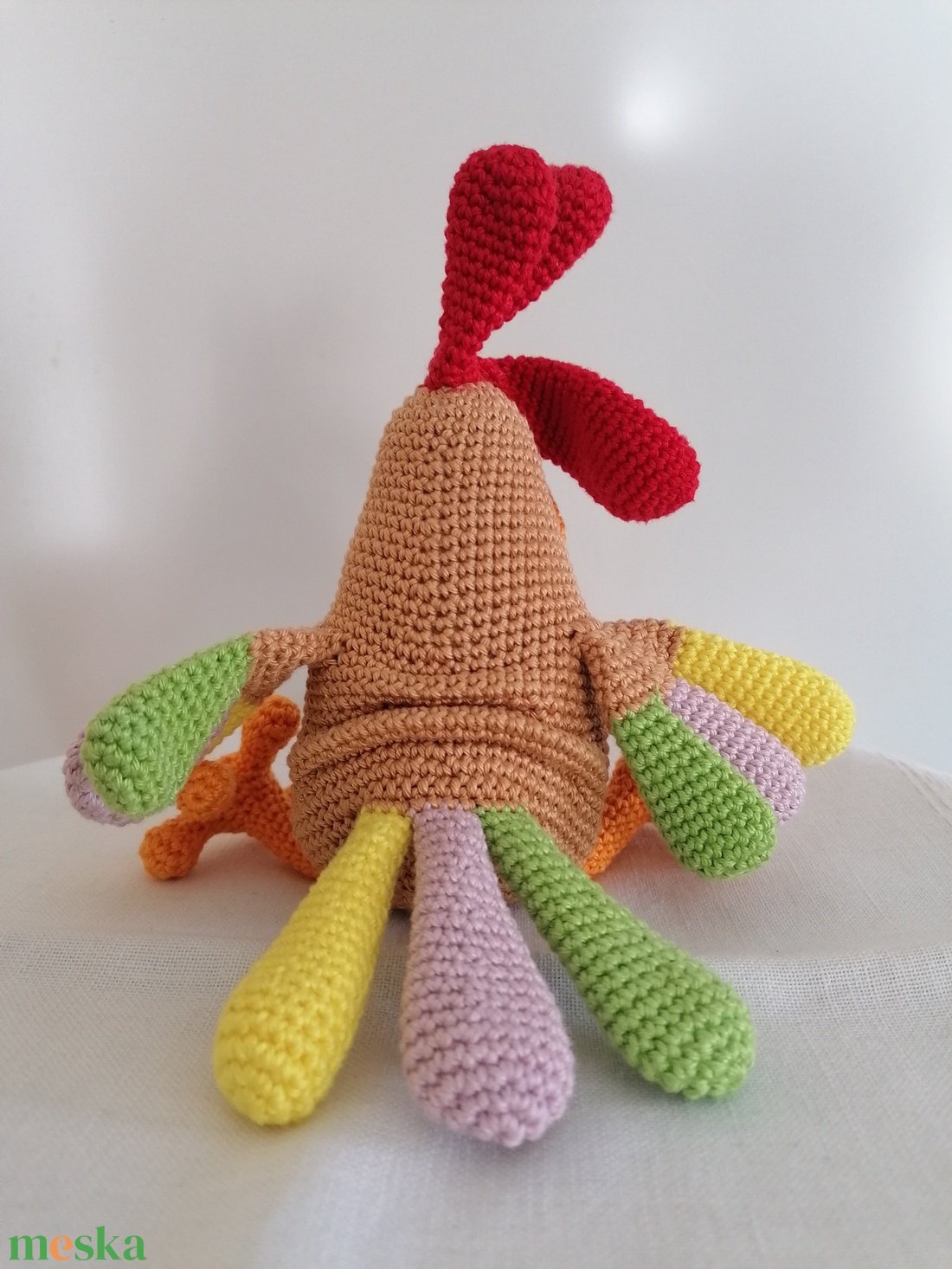 Amigurumi csirke  - otthon & életmód - dekoráció - asztal és polc dekoráció - asztaldísz - Meska.hu