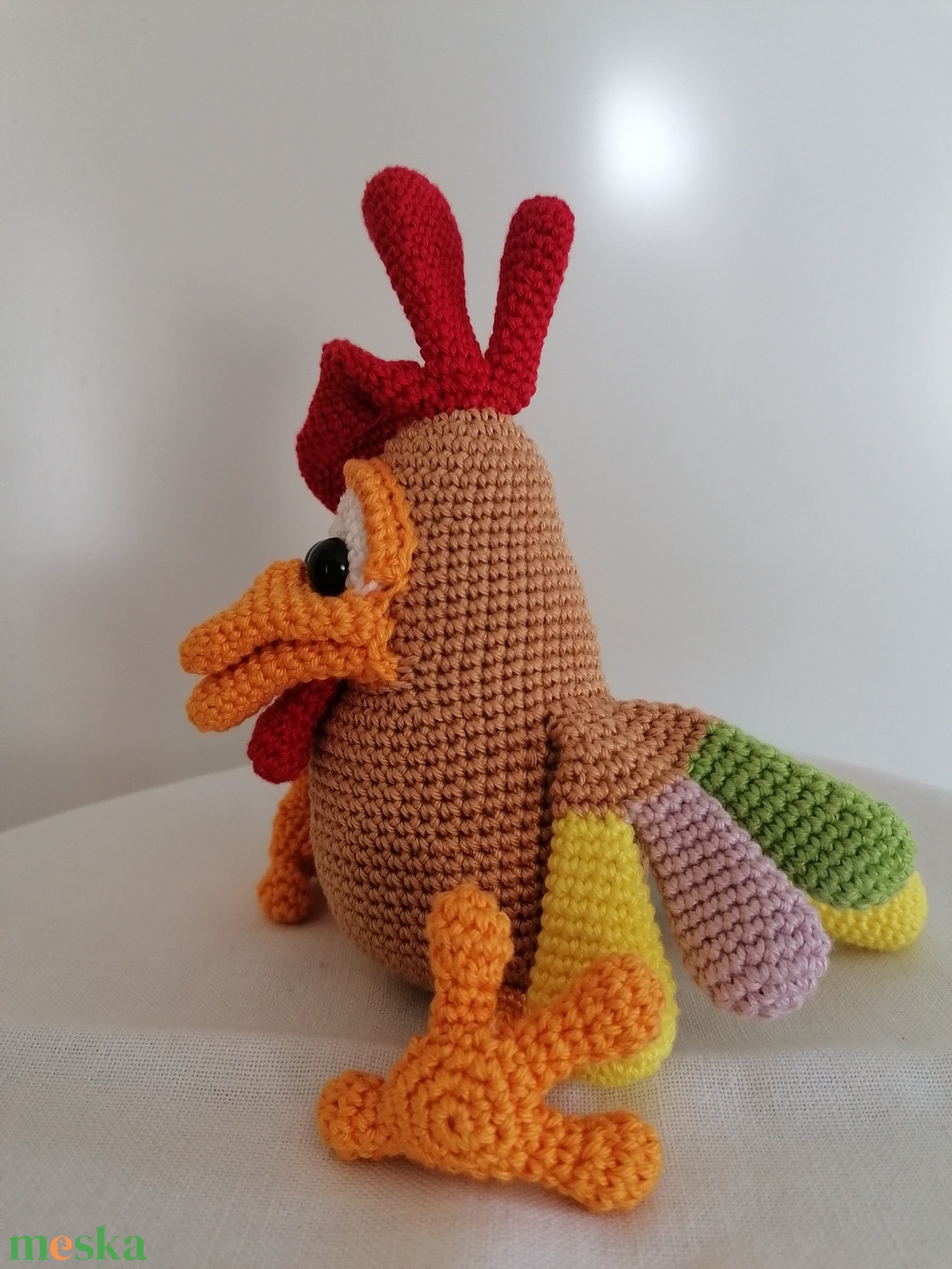 Amigurumi csirke  - otthon & életmód - dekoráció - asztal és polc dekoráció - asztaldísz - Meska.hu