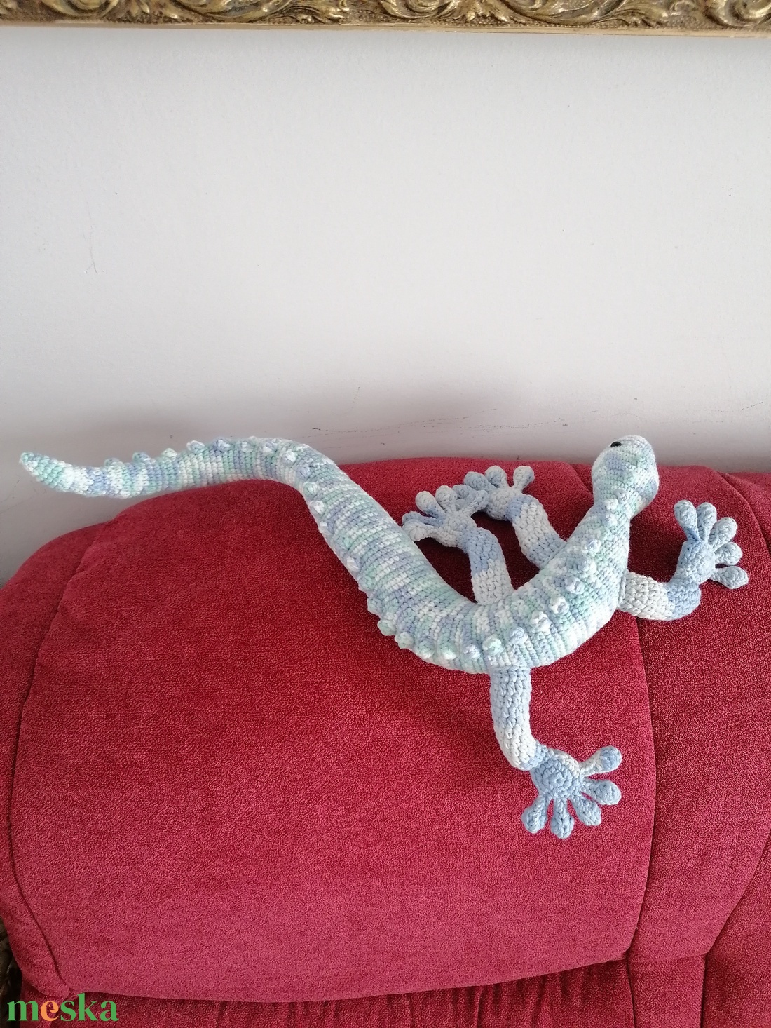 Amigurumi gekkó - játék & sport - plüssállat & játékfigura - más figura - Meska.hu Amigurumi gekkó - játék & sport - plüssállat & játékfigura - más figura - Meska.hu