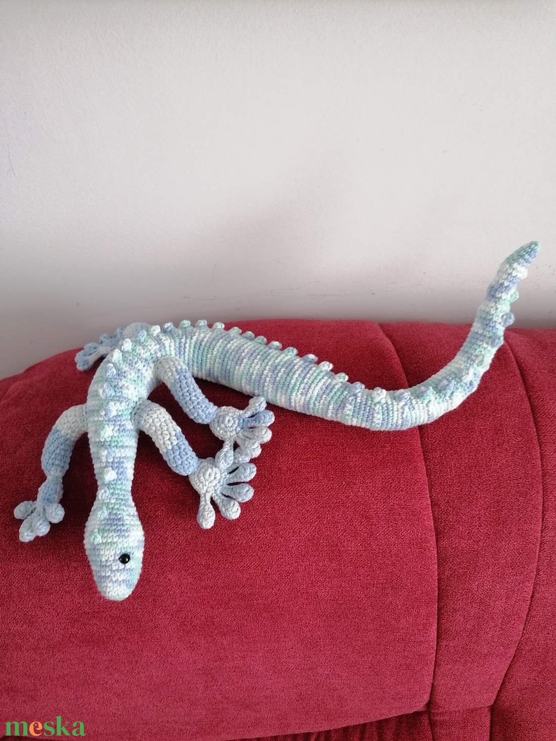Amigurumi gekkó - játék & sport - plüssállat & játékfigura - más figura - Meska.hu Amigurumi gekkó - játék & sport - plüssállat & játékfigura - más figura - Meska.hu