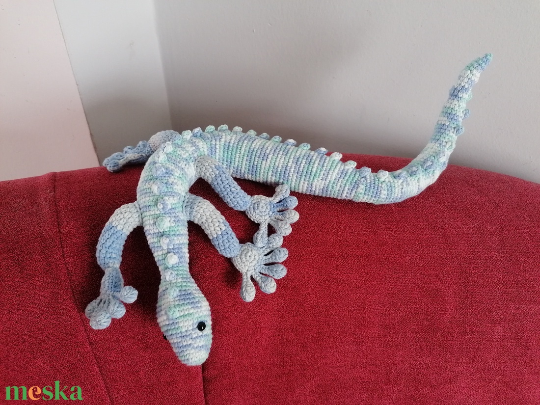 Amigurumi gekkó - játék & sport - plüssállat & játékfigura - más figura - Meska.hu Amigurumi gekkó - játék & sport - plüssállat & játékfigura - más figura - Meska.hu