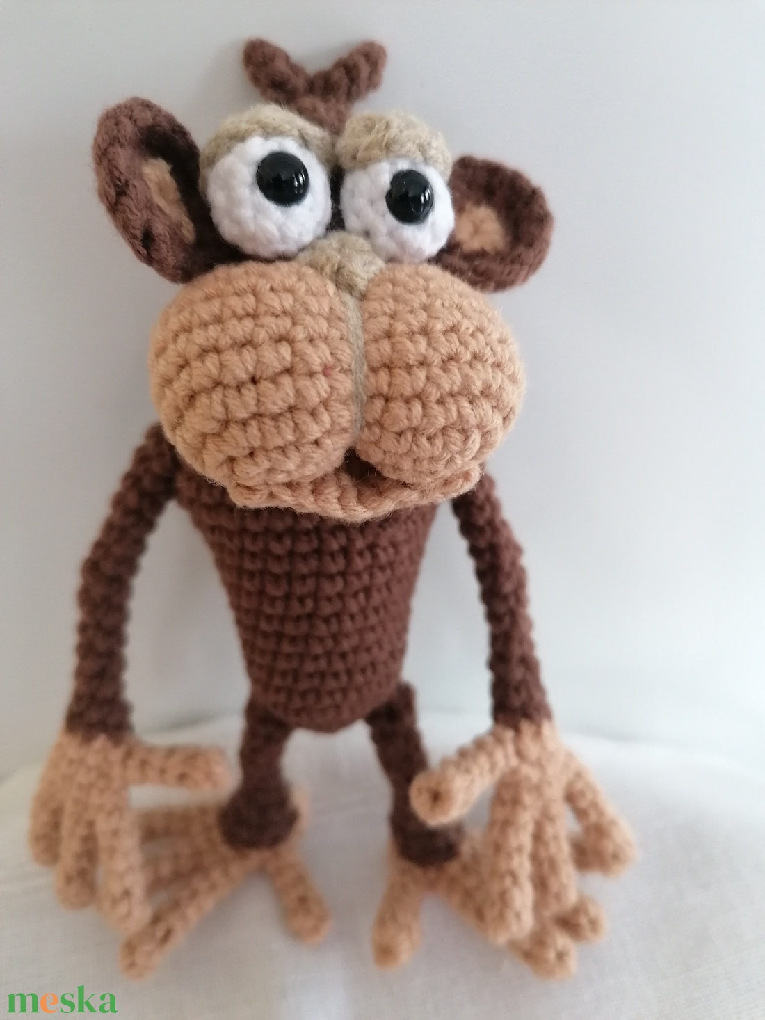 Amigurumi kis majom banánnal - játék & sport - plüssállat & játékfigura - majom - Meska.hu Amigurumi kis majom banánnal - játék & sport - plüssállat & játékfigura - majom - Meska.hu