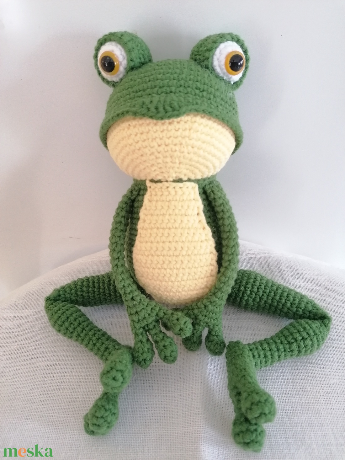 Amigurumi béka - játék & sport - plüssállat & játékfigura - béka - Meska.hu Amigurumi béka - játék & sport - plüssállat & játékfigura - béka - Meska.hu