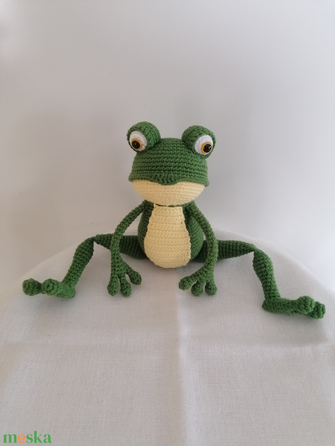 Amigurumi béka - játék & sport - plüssállat & játékfigura - béka - Meska.hu Amigurumi béka - játék & sport - plüssállat & játékfigura - béka - Meska.hu