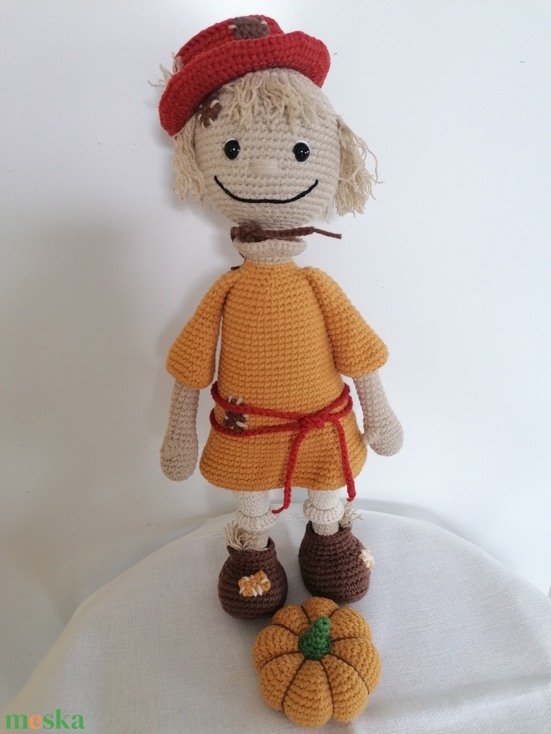 Amigurumi madárijesztő - otthon & életmód - dekoráció - halloween - halloweeni figurák - Meska.hu Amigurumi madárijesztő - otthon & életmód - dekoráció - halloween - halloweeni figurák - Meska.hu