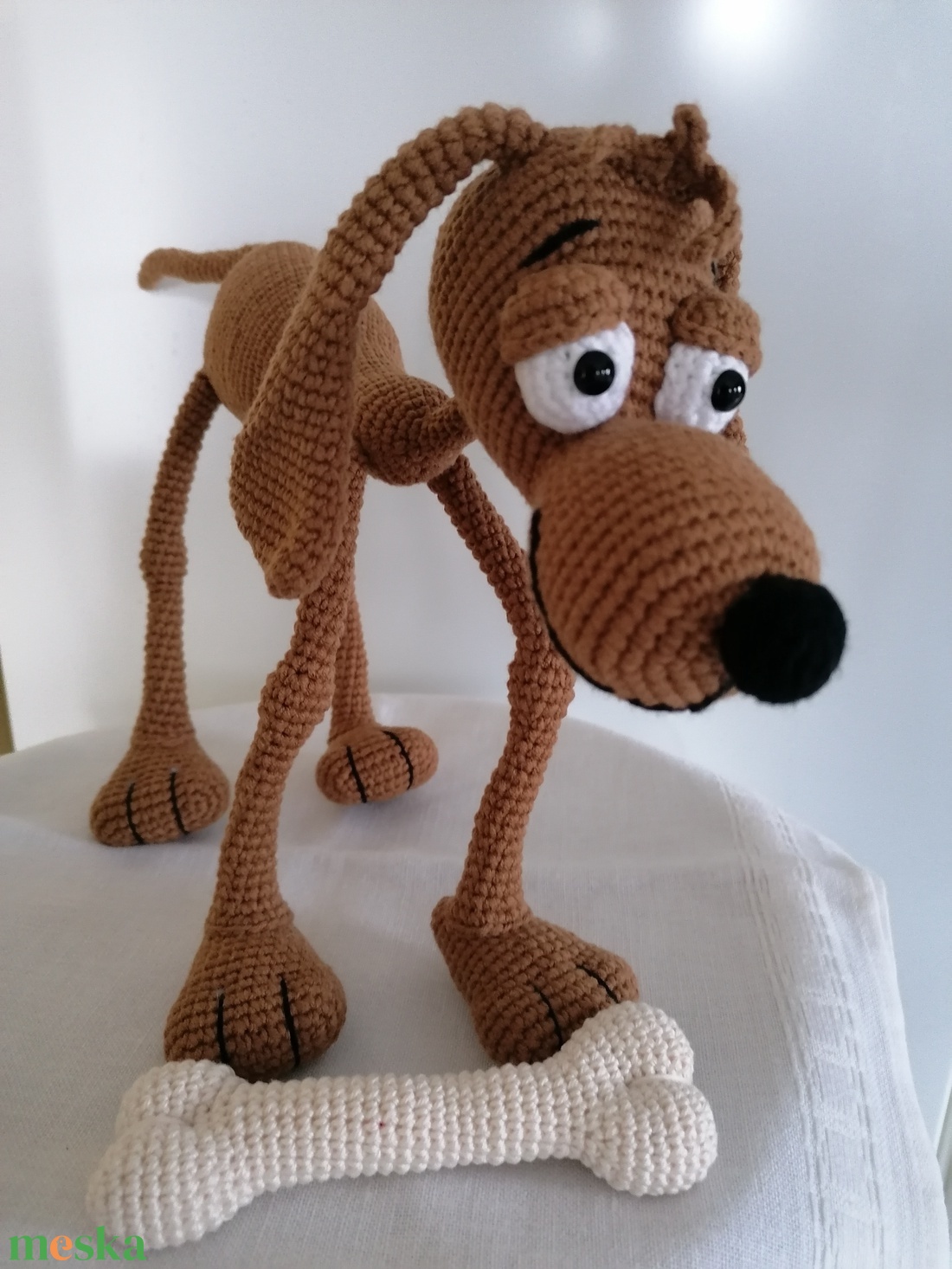 Amigurumi kutya/vizsla  - játék & sport - plüssállat & játékfigura - kutya - Meska.hu