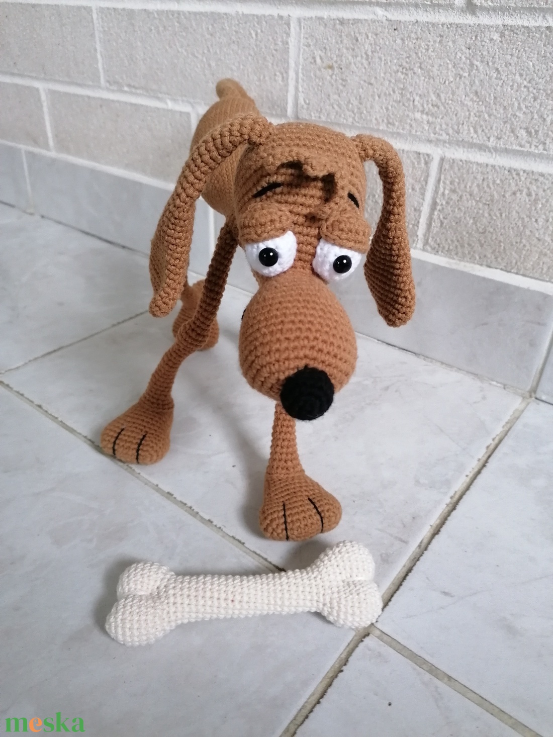 Amigurumi kutya/vizsla  - játék & sport - plüssállat & játékfigura - kutya - Meska.hu