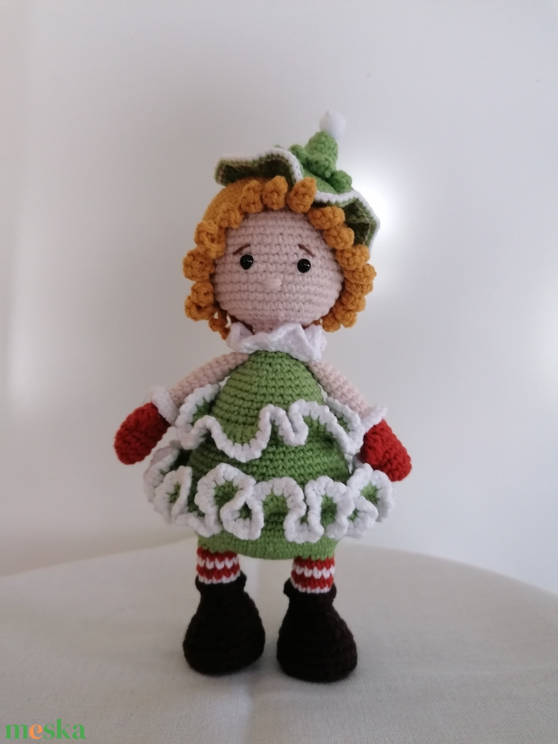 Amigurumi karácsonyi baba  - játék & sport - baba & babaház - baba - Meska.hu