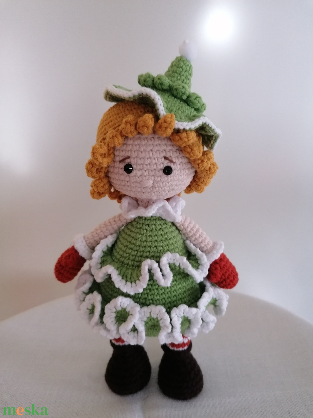 Amigurumi karácsonyi baba  - játék & sport - baba & babaház - baba - Meska.hu