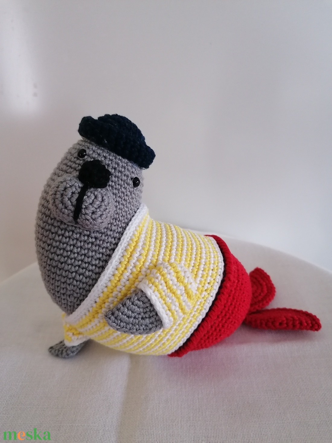 Amigurumi fóka  - játék & sport - plüssállat & játékfigura - más figura - Meska.hu