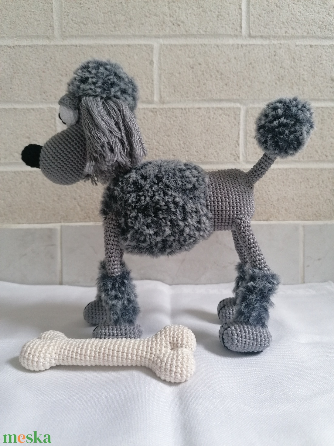 Amigurumi kutya / uszkár  - játék & sport - plüssállat & játékfigura - kutya - Meska.hu