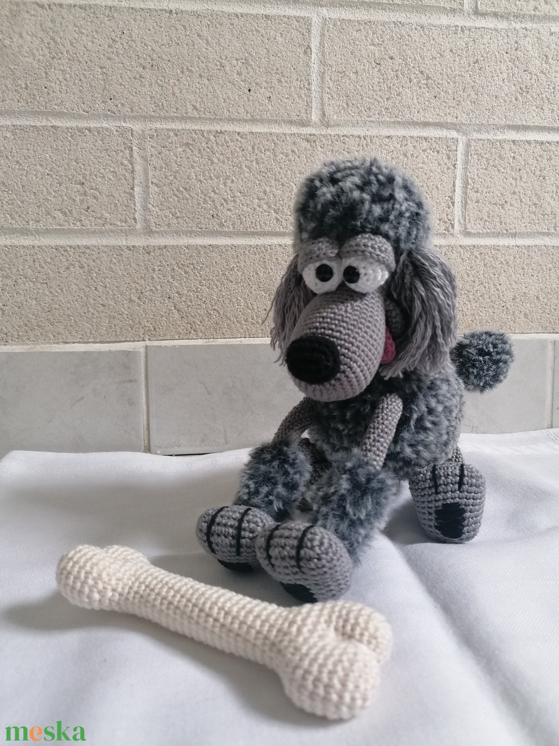 Amigurumi kutya / uszkár  - játék & sport - plüssállat & játékfigura - kutya - Meska.hu
