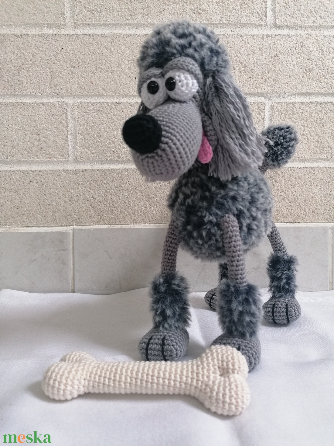 Amigurumi kutya / uszkár  - játék & sport - plüssállat & játékfigura - kutya - Meska.hu